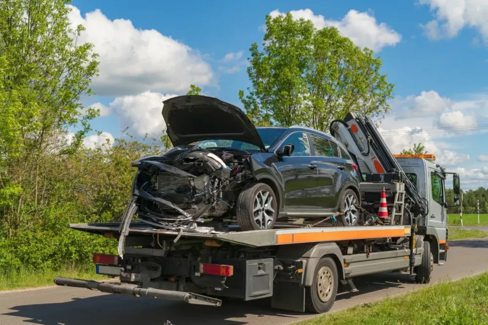 epave - voiture - remorquage